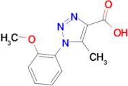 1-(2-Methoxy-phenyl)-5-methyl-1H-[1,2,3]triazole-4-carboxylic acid