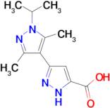 1'-Isopropyl-3',5'-dimethyl-1H,1'H-[3,4']bipyrazolyl-5-carboxylic acid