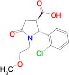 (2R,3R)-2-(2-Chloro-phenyl)-1-(2-methoxy-ethyl)-5-oxo-pyrrolidine-3-carboxylic acid