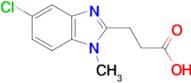 3-(5-Chloro-1-methyl-1H-benzoimidazol-2-yl)-propionic acid