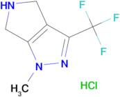 1,4,5,6-Tetrahydro-1-methyl-3-(trifluoromethyl)pyrrolo-[3,4-c]-pyrazole; hydrochloride