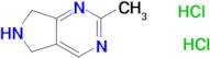 6,7-Dihydro-2-methyl-5H-pyrrolo-[3,4-d]-pyrimidine dihydrochloride