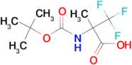 2-[(tert-Butoxycarbonyl)amino]-3,3,3-trifluoro-2-methylpropanoic acid