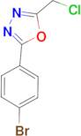 2-(4-Bromo-phenyl)-5-chloromethyl-[1,3,4]oxadiazole