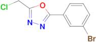 2-(3-Bromo-phenyl)-5-chloromethyl-[1,3,4]oxadiazole
