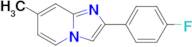 2-(4-Fluoro-phenyl)-7-methyl-1H-imidazo[1,2-a]pyridine