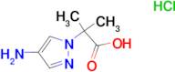 2-(4-Amino-1H-pyrazol-1-yl)-2-methylpropanoic acid hydrochloride