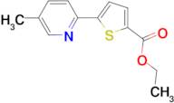 Ethyl 5-(5-methylpyridin-2-yl)thiophene-2-carboxylate