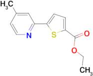 Ethyl 5-(4-methylpyridin-2-yl)thiophene-2-carboxylate