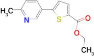 Ethyl 5-(6-methylpyridin-3-yl)thiophene-2-carboxylate