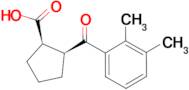 cis-2-(2,3-dimethylbenzoyl)cyclopentane-1-carboxylic acid