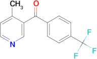 4-Methyl-3-(4-trifluoromethylbenzoyl)pyridine