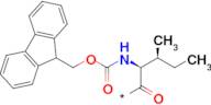Fmoc-L-isoleucine 4-alkoxybenzyl alcohol resin