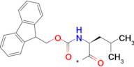 Fmoc-L-leucine 4-alkoxybenzyl alcohol resin