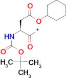 Boc-L-aspartic acid b-cyclohexyl ester Merrifield resin