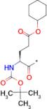 Boc-L-glutamic acid g-cyclohexyl ester Merrifield resin