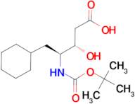 Boc-(3S,4S)-4-amino-3-hydroxy-5-cyclohexylpentanoic acid