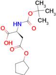 Boc-L-aspartic acid b-cyclopentyl ester