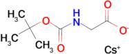 Boc-glycine cesium salt