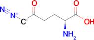 (2S)-2-amino-6-diazo-5-oxohexanoic acid