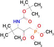 Dimethyl((3S)-4,4-dimethyl-3-(Boc-amino)-2-oxopentyl)phosphonate