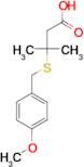 b-S-(4-Methoxybenzylmercapto)isovaleric acid