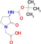 (R)-3-(Boc-amino)-2-oxo-1-pyrrolidine-acetic acid