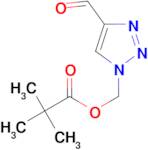 (4-formyl-1H-[1,2,3]-triazol-1-yl)methyl pivalate