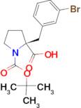 Boc-(S)-a-(3-bromobenzyl)proline