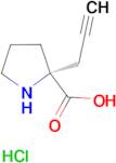 (R)-a-Propynylproline·HCl