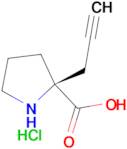 (S)-a-Propynylproline·HCl