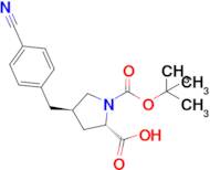 Boc-(R)-g-(4-cyanobenzyl)-L-proline