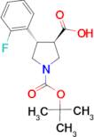 Boc-(±)-trans-4-(2-fluorophenyl)pyrrolidine-3-carboxylic acid