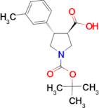 Boc-(±)-trans-4-(3-methylphenyl)pyrrolidine-3-carboxylic acid