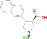 (±)-trans-4-(2-Naphthyl)pyrrolidine-3-carboxylic acid hydrochloride