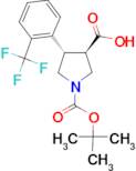 Boc-(±)-trans-4-(2-trifluoromethylphenyl)pyrrolidine-3-carboxylic acid