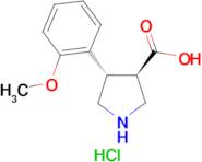 (±)-trans-4-(2-Methoxyphenyl)pyrrolidine-3-carboxylic acid hydrochloride