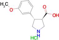 (±)-trans-4-(3-Methoxyphenyl)pyrrolidine-3-carboxylic acid hydrochloride