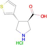 (±)-trans-4-(3-Thienyl)pyrrolidine-3-carboxylic acid hydrochloride