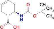 Boc-cis-1,2-aminocyclohex-4-ene carboxylic acid