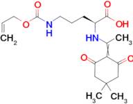 Na-1-(4,4-dimethyl-2,6-dioxocyclohex-1-ylidene)ethyl-Ne-allyloxycarbonyl-L-ornitine