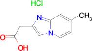 (7-Methyl-imidazo[1,2-a]pyridin-2-yl)acetic acid Hydrochloride