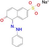sodium 6-oxo-5-(2-phenylhydrazin-1-ylidene)-5,6-dihydronaphthalene-2-sulfonate