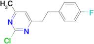 2-Chloro-4-[2-(4-Fluorophenyl)Ethyl]-6-Methylpyrimidine