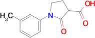 2-Oxo-1-m-tolyl pyrrolidine-3-carboxylic acid