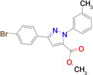 Methyl 3-(4-bromophenyl)-1-(m-tolyl)-1H-pyrazole-5-carboxylate