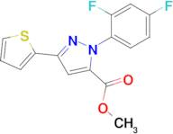 Methyl 1-(2,4-difluorophenyl)-3-(thiophen-2-yl)-1H-pyrazole-5-carboxylate