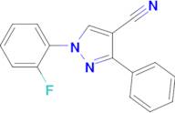 1-(2-Fluorophenyl)-3-phenyl-1H-pyrazole-4-carbonitrile