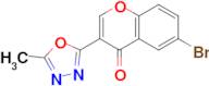 6-Bromo-3-(5-methyl-1,3,4-oxadiazol-2-yl)-4H-chromen-4-one