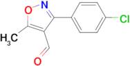 3-(4-Chlorophenyl)-5-methylisoxazole-4-carbaldehyde